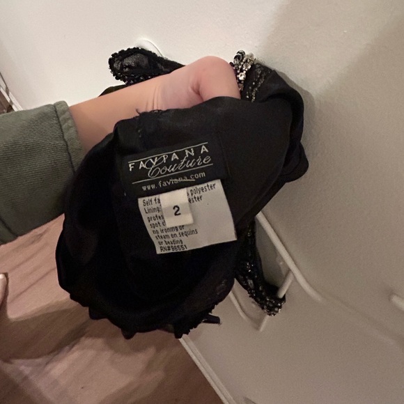 Vintage Faviana Couture Evening Gown/Prom Dress - Picture 5 of 5